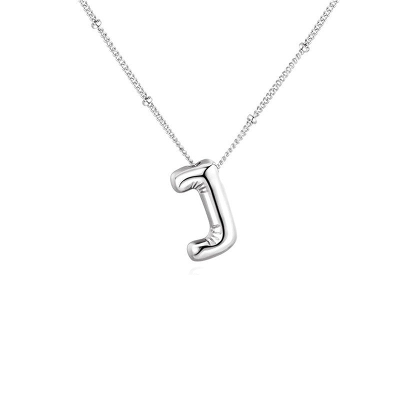 🔥Summer sale🎁⏰Bubble Letter Necklace