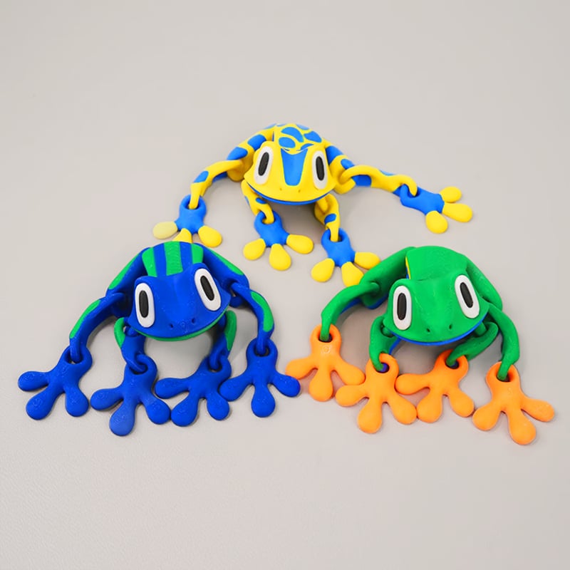 🐸 3D Printed Magnetic Frog Refrigerator Magnet