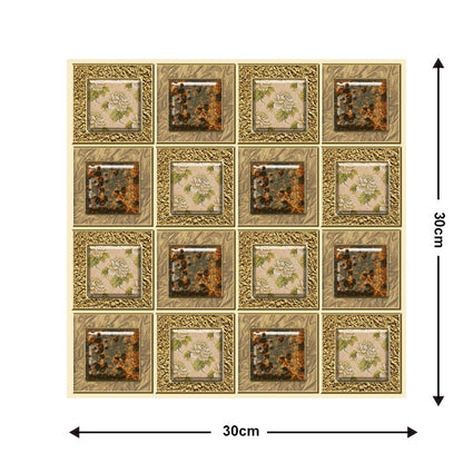 10Pcs 3D Peel and Stick Wall Tiles(12x12 inches)