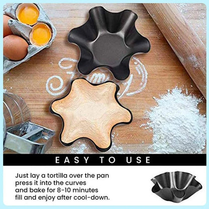 🌮Petal Shape Carbon Steel Baking Bowl