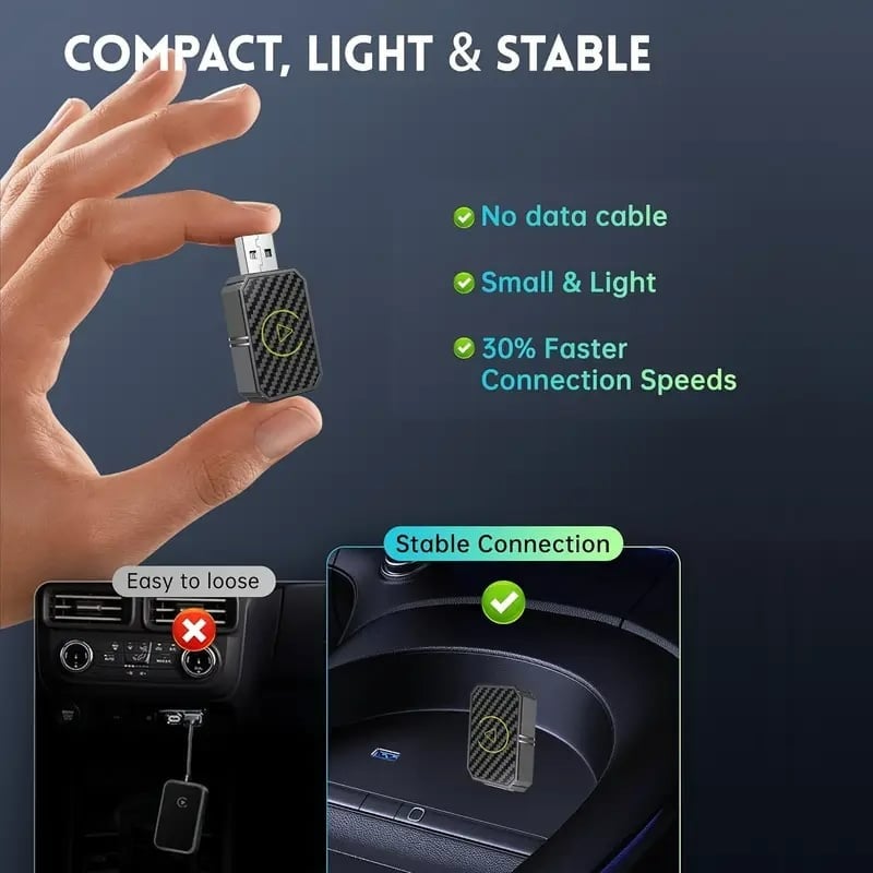 ⌛LAST DAY 49% OFF - Mini Wireless CarPlay Adapter