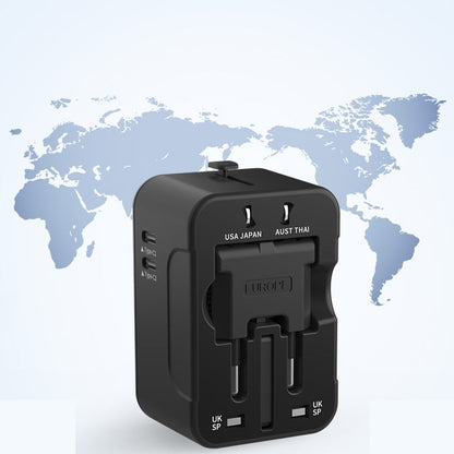 Universal Travel Adapter with Dual USB Ports