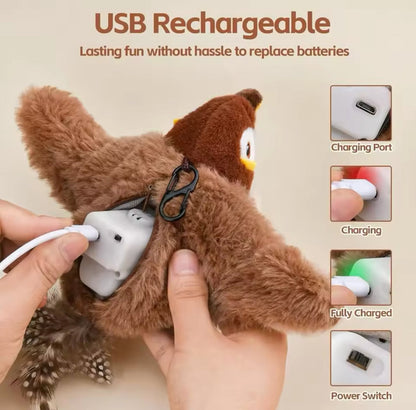 USB Charging Simulation Sparrow🐈🐕Your pet best friend