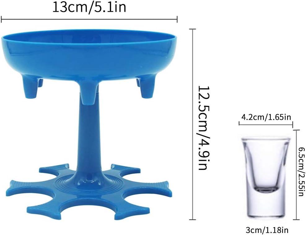 Shot Glass Dispenser with Cups