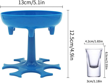 Shot Glass Dispenser with Cups