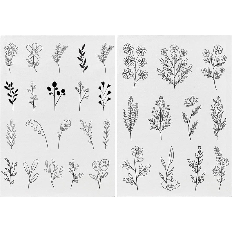 ⏰Last Day 48% OFF -🌼 Water Soluble Patterns for Embroidery