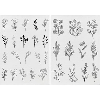 ⏰Last Day 48% OFF -🌼 Water Soluble Patterns for Embroidery