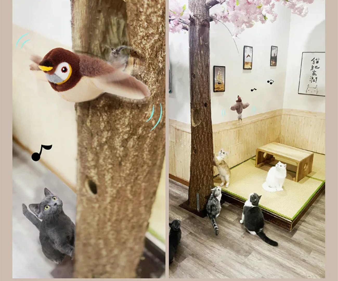USB Charging Simulation Sparrow🐈🐕Your pet best friend