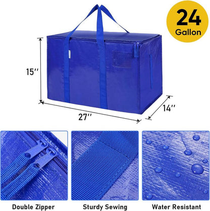 🔥Last day off 49%🔥24 Gallon Extra Large Heavy Duty Foldable Moving Bags