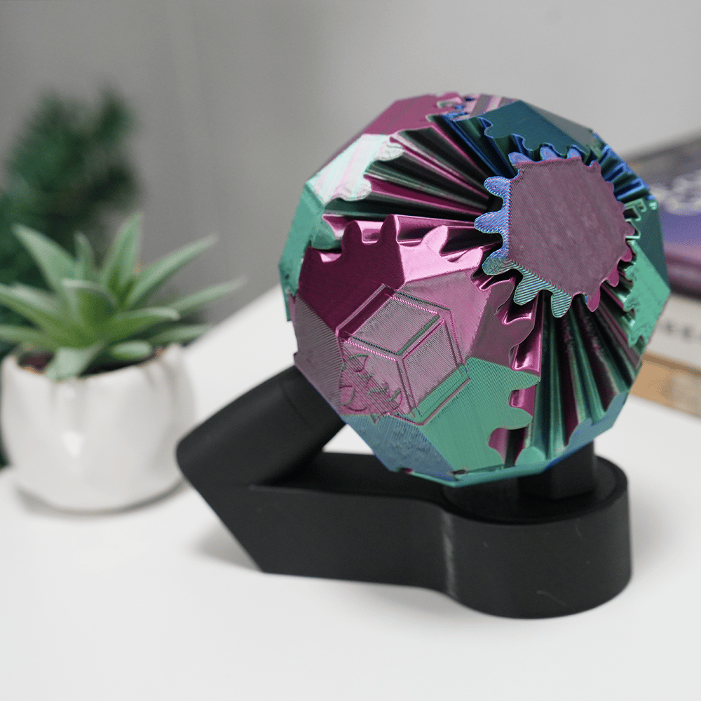 🔥3D Printed Electric Rotating Gear Ball