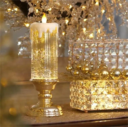 🎄 LED Candles With Pedestal