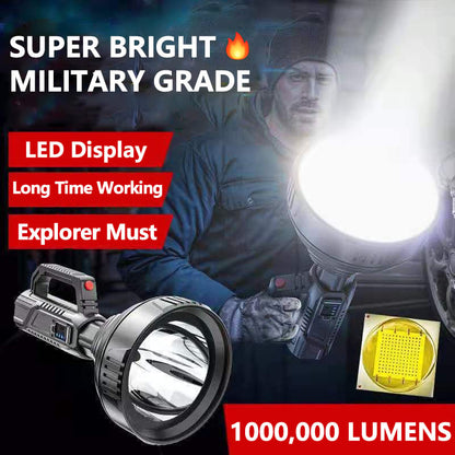 🔥🔥New German 1000000 lumens Waterproof Spot Lights Handheld Large searchlight