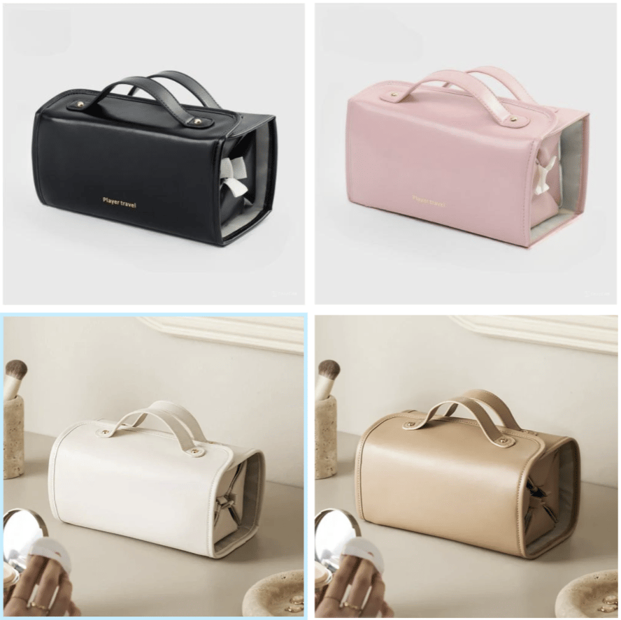 TODAY 49% OFF Leather Waterproof Cosmetic Bag1.51