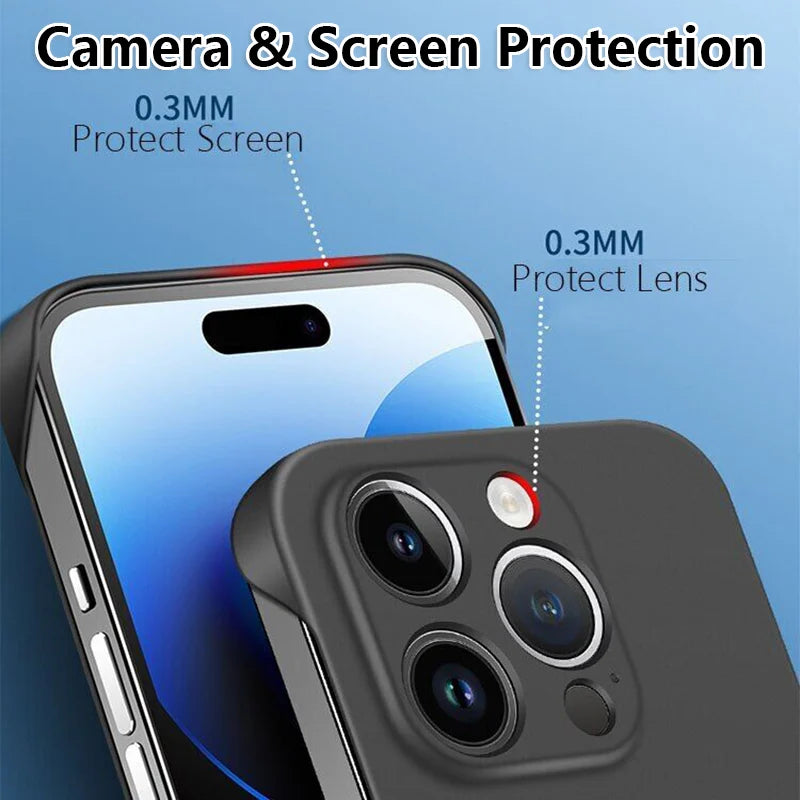 📱✨Frameless Matte Ultra Thin Magnetic Case for iPhone