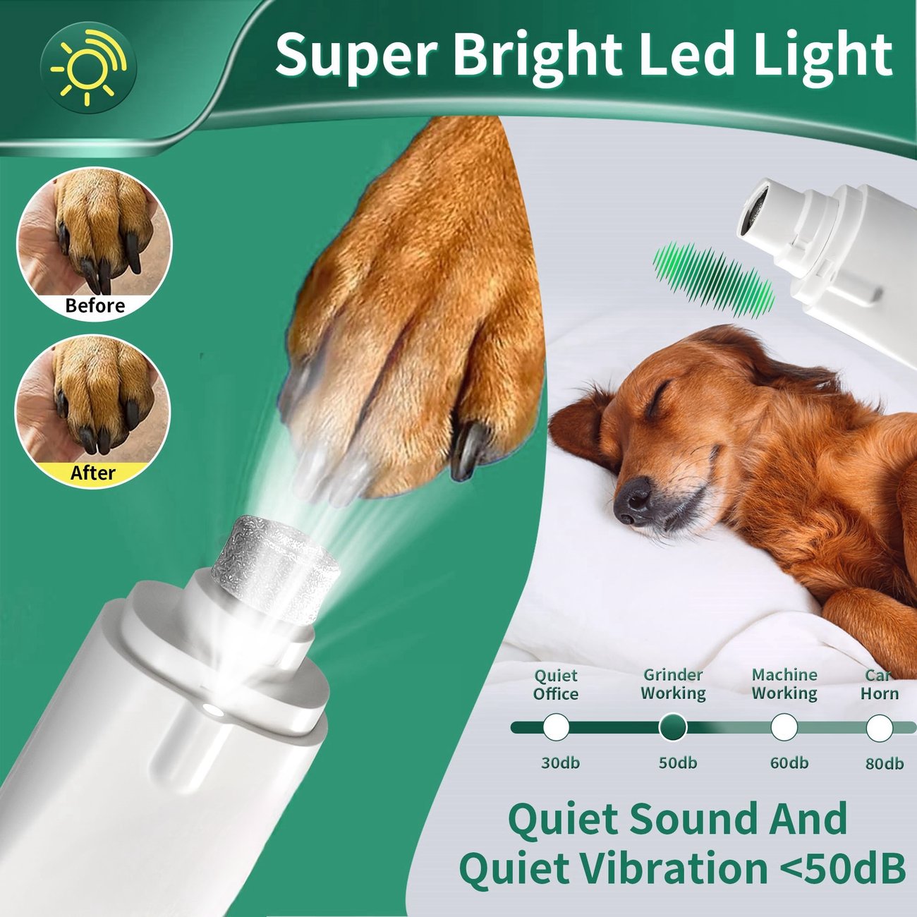 2-in-1 Pet Nail Grinder