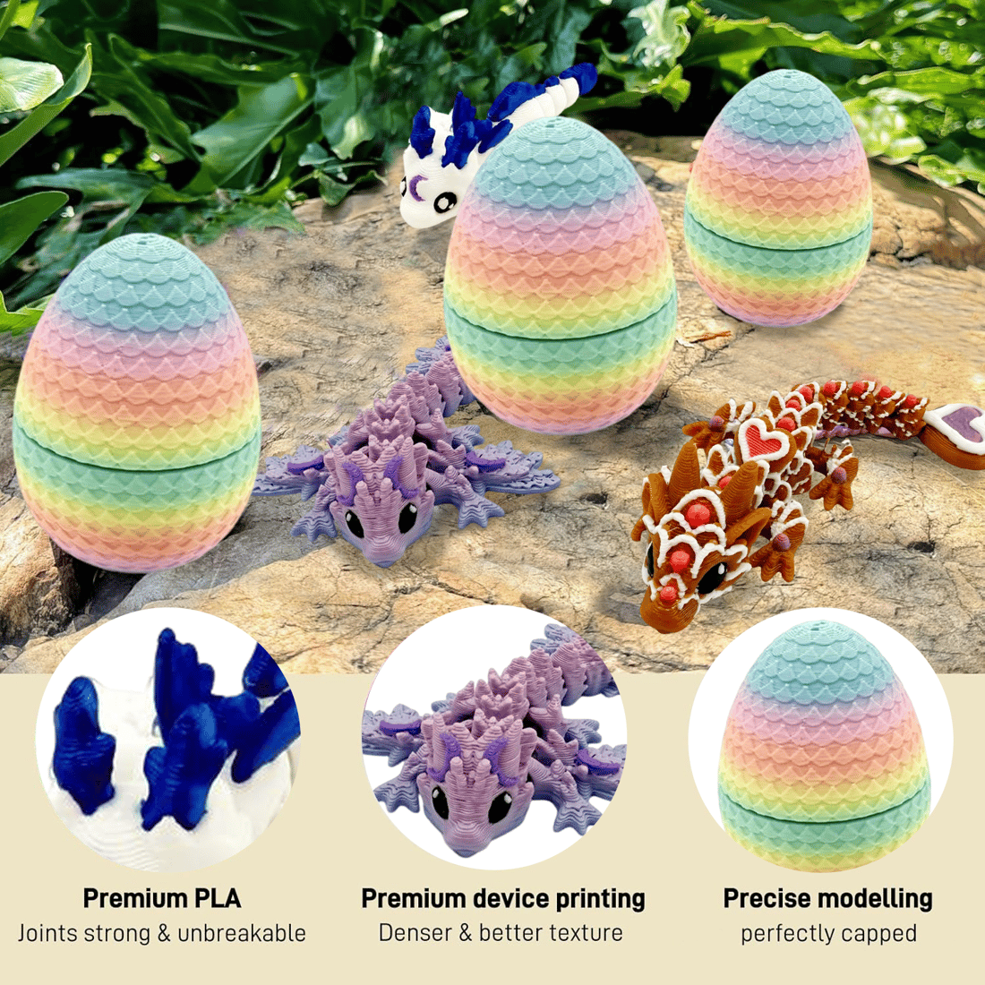 🏆Easter Sale 49% OFF -6-Pack Exquisite Small Mystery Dragon Turtle Eggs