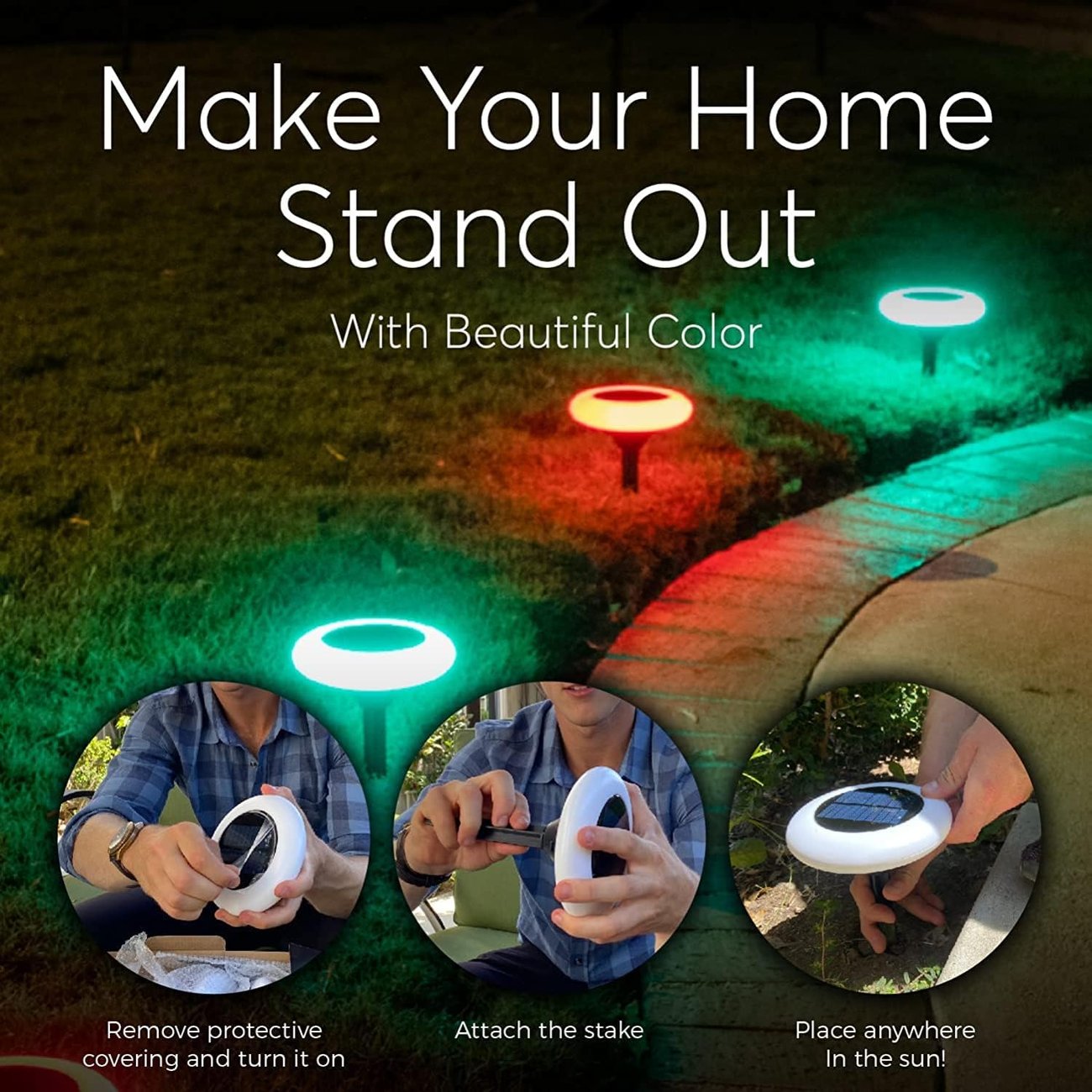 ✨Colorful Solar Colorful Solar Lights Outdoor