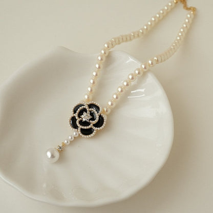 🔥LAST DAY 49% OFF-💗elegant pearl camellia necklace
