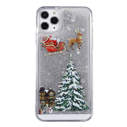 🎄Christmas theme flash powder iPhone mobile phonecase for iPhone 14/13/12/11/X/XS/7/8/SE