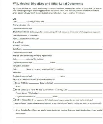 Putting Things In Order Organiser