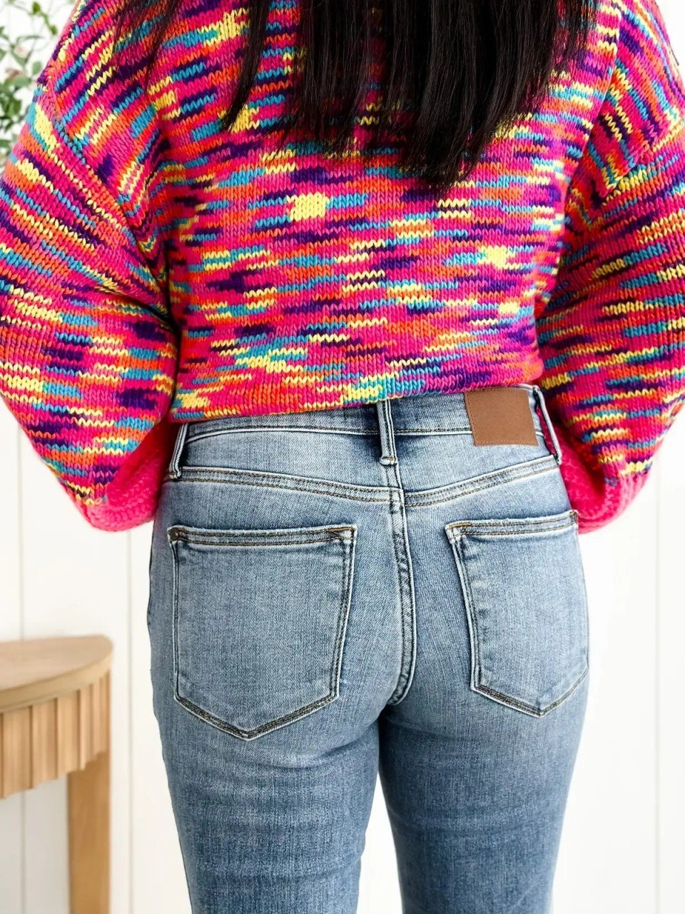 📢New Exclusive Flash Sale 49% OFF💕Mid Rise Button Fly Bootcut Jeans