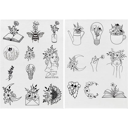 ⏰Last Day 48% OFF -🌼 Water Soluble Patterns for Embroidery