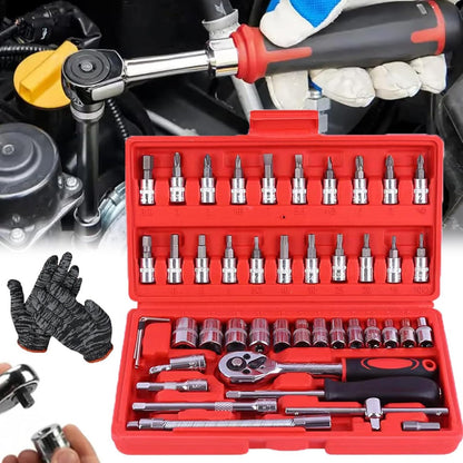 🎅Christmas Promotion 49%OFF🔥-🔧Cordless Electric Slim Ratchet Set