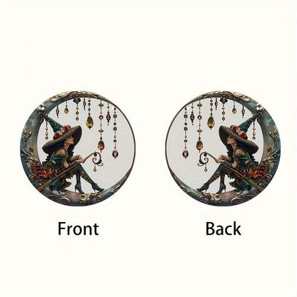 🧙‍♀️Beautiful Witch - Personalized Witch Window Hanging Suncatcher Ornament Gift
