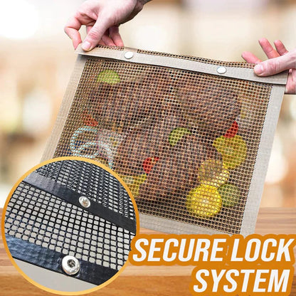 Reusable Non-Stick BBQ Mesh Grilling Bags - BUY 3 GET 1 FREE NOW