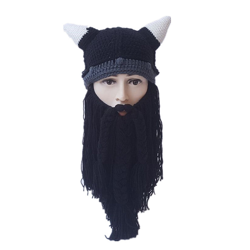 🎄Christmas Promotion 30% Off - Viking Warrior Handmade Woolen Hat