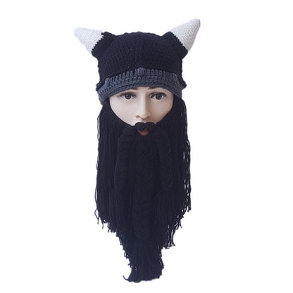 🎄Christmas Promotion 30% Off - Viking Warrior Handmade Woolen Hat