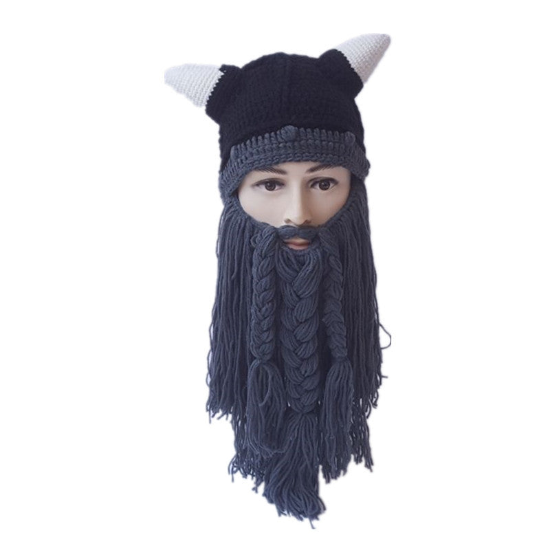 🎄Christmas Promotion 30% Off - Viking Warrior Handmade Woolen Hat