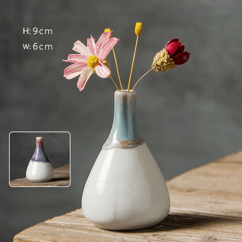 💐Handmade Desktop Art Tiny Vase Decor
