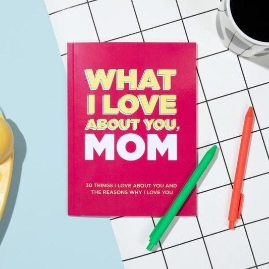 📖What I Love About You, Mom. Why I Love You Fill-in-the-Blank Gift Book. – The Perfect Gift for Mom! 💖