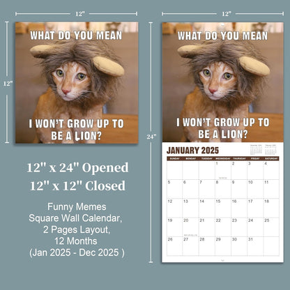 🔥Christmas Hot Sale - 🐱Funny Cat Calendar 2025📅