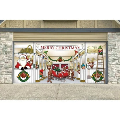 🎄Last Day Sale 49% OFF - Christmas 2024 Reusable Garage Door Decoration