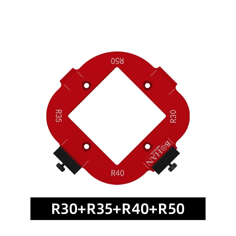 Woodworking Round Corner Radius Templates