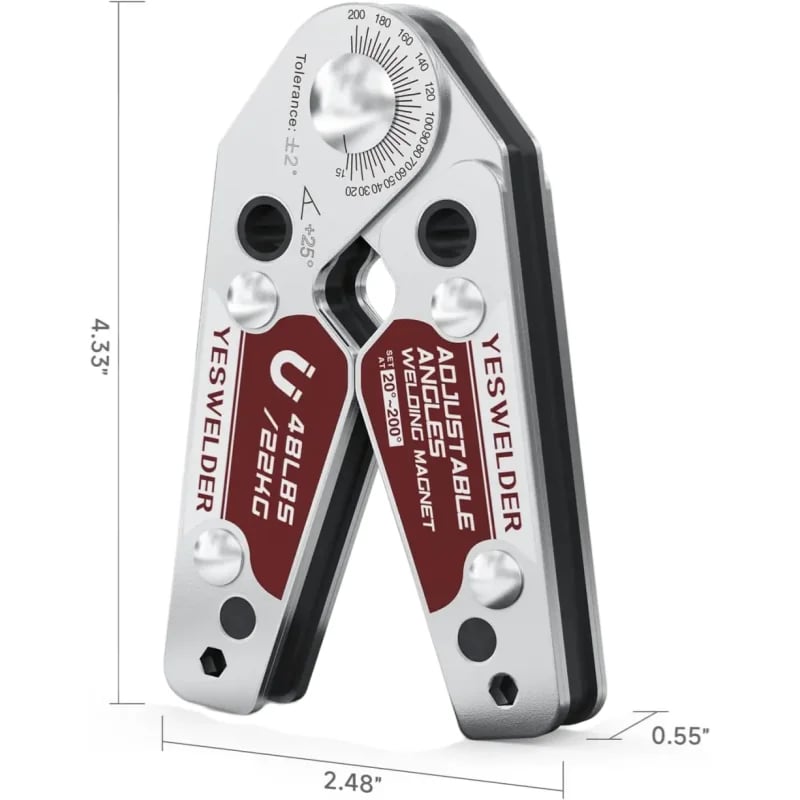 YESWELDER Adjustable Angle Welding Magnet