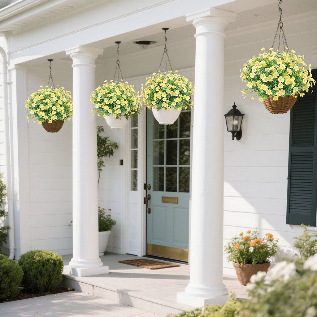 🎉Mother's Day Sale 49% OFF🌼UV Resistant Lifelike Artificial Daisies (Hanging Flowers Basket)