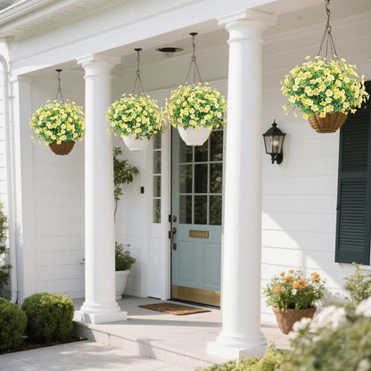 🎉Mother's Day Sale 49% OFF🌼UV Resistant Lifelike Artificial Daisies (Hanging Flowers Basket)