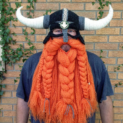 🎄Christmas Promotion 30% Off - Viking Warrior Handmade Woolen Hat
