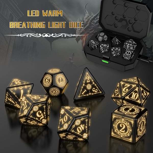 🔥CHRISTMAS HOT SALE 49% OFF-MOTION ACTIVATED LED BREATHINE DICE