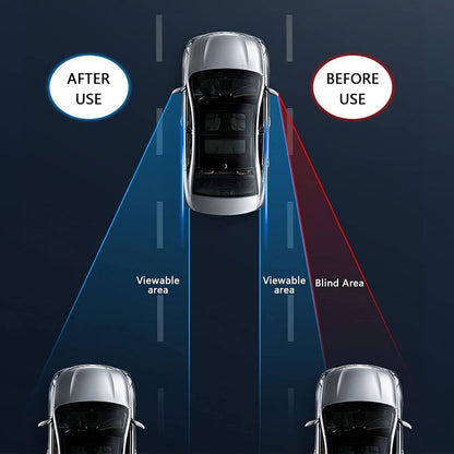 Suction Cup Car Convex Blind Spot Mirror (1 Set / 2 Pcs)