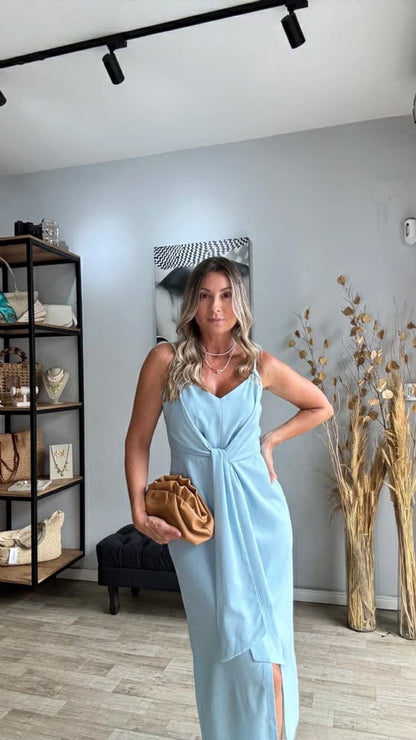 Versatile Tie-Front & Tie-Back Dress