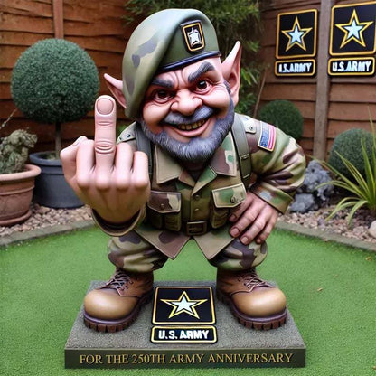🔥LAST DAY 49% OFF-Funny Army 250th Anniversary Gnome Statue