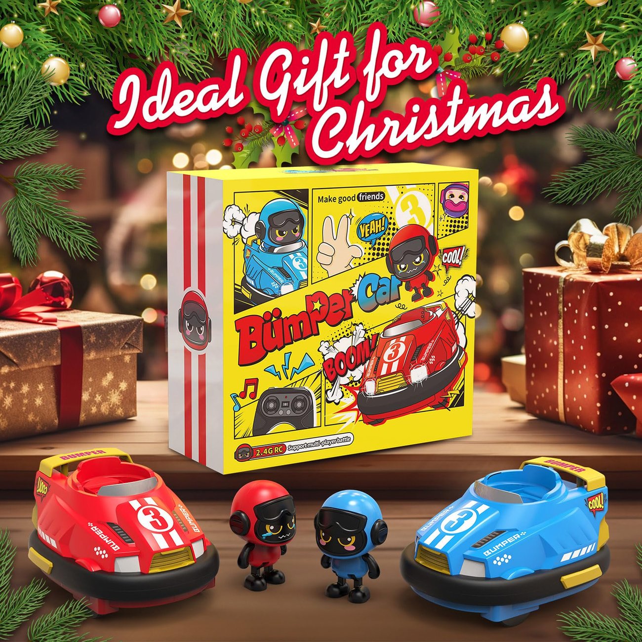 Remote control kart bumper car