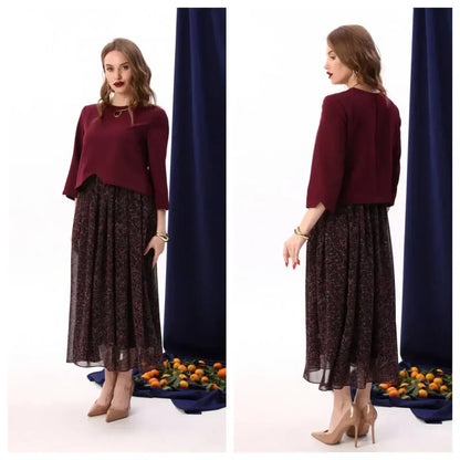 💗Skirt set with elegant bust