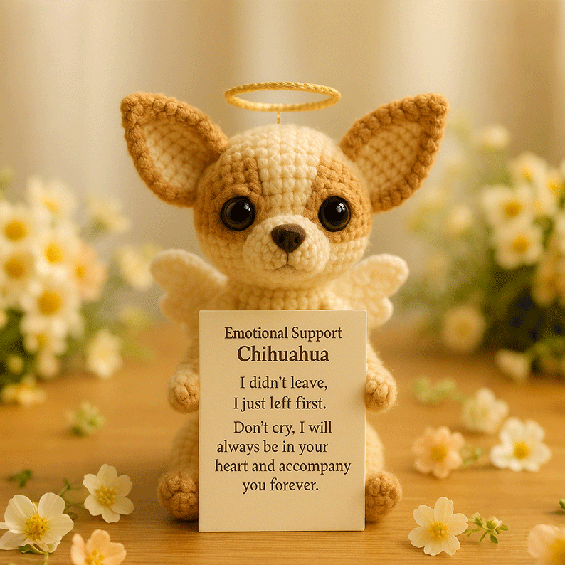 Yorkshire Terrier Memorial Emotional Support Crochet