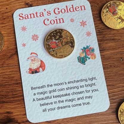🎅Santa Gold Coins for Christmas Eve Boxes