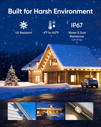🔥Winter Hot Sell 50% OFF🔥Smart Rainbow LED Permanent Outdoor Light